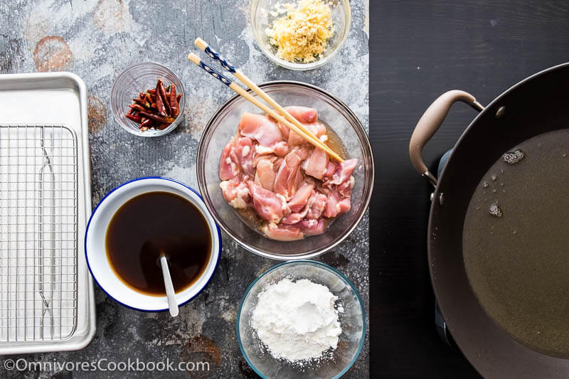 General Tso’s Chicken Mise En Place