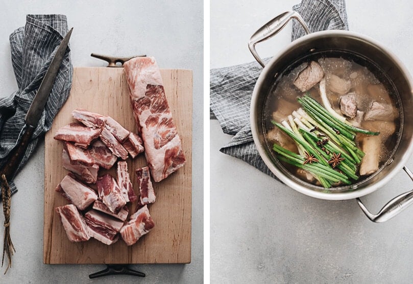 Mom&rsquo;s Best Braised Pork Ribs Cooking Process 