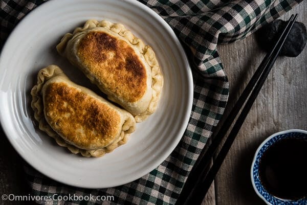 Beef Meat Pie (牛肉馅饼) - A classic northern Chinese pastry. It has a moist savory filling and a crispy crust. It&rsquo;s a large version of the potsticker and tastes even better! | www.nrtjwh.eu.org