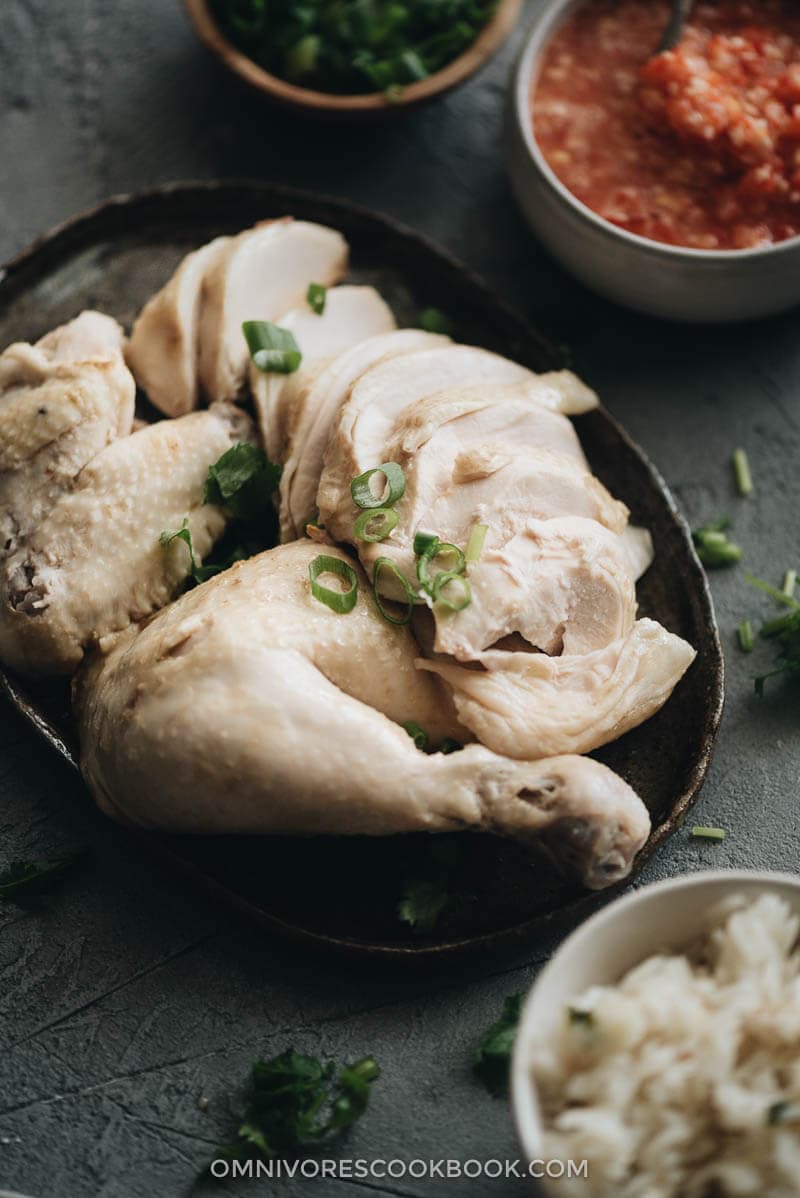 Homemade Hainanese Chicken Rice