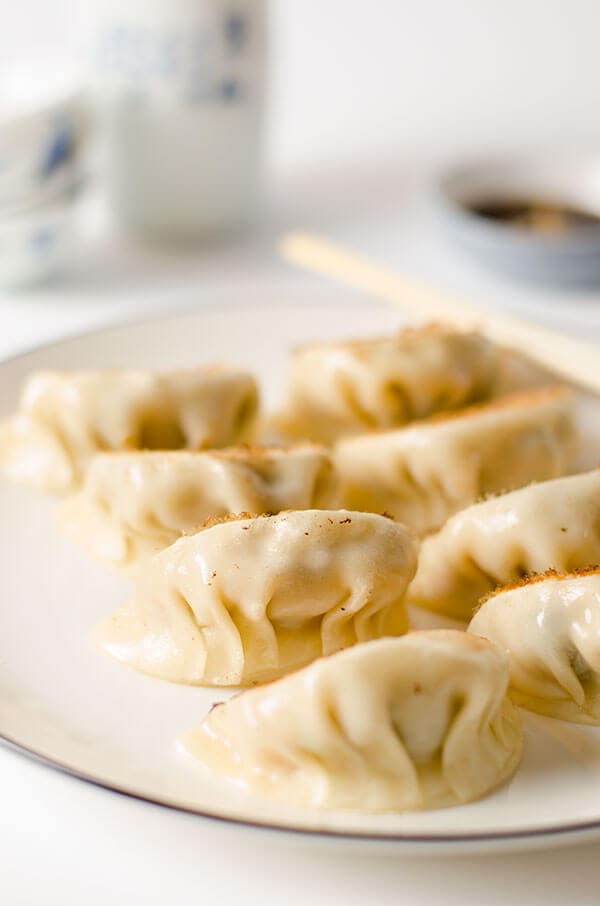 San Xian Potsticker with Pork, Shrimp and Shiitake Mushroom | www.nrtjwh.eu.org