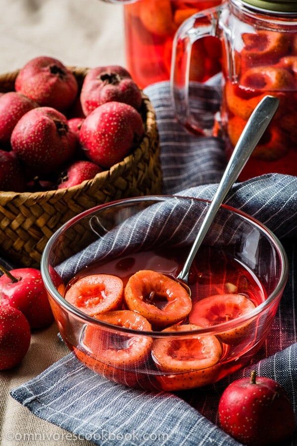 Hawthorn Berry Juice - a healthy and delicious treat in the winter. The juice is so rich, sweet, and fruity in flavor | www.nrtjwh.eu.org
