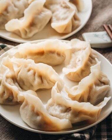 Homemade lamb dumplings