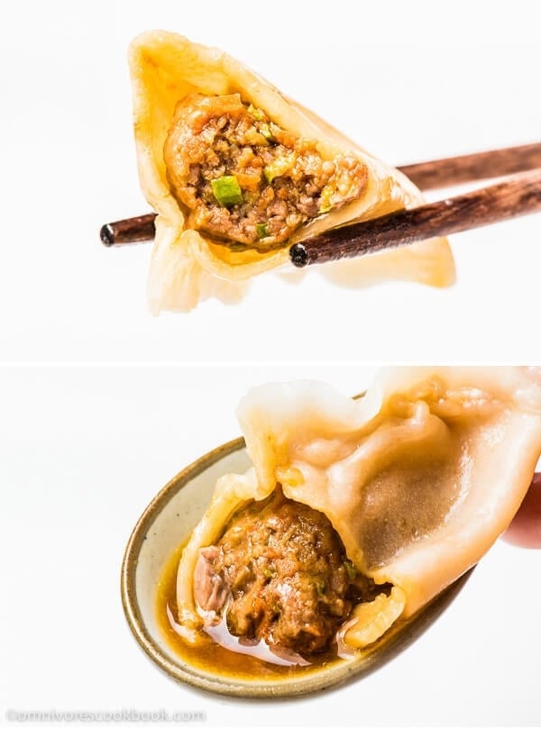 Mom's Best Lamb Dumpling - These soupy lamb dumplings are irresistible! The recipe can be used for cooking boiled dumplings and potstickers | www.nrtjwh.eu.org
