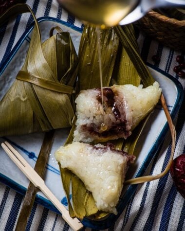 Zongzi with Red Bean Paste (Sticky Rice Dumplings) | www.nrtjwh.eu.org