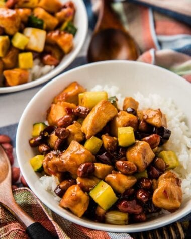 Kung pao chicken - a quick version that only requires 20 minutes to prepare. Use this method and you'll always create moist and tender chicken with no fuss! | www.nrtjwh.eu.org