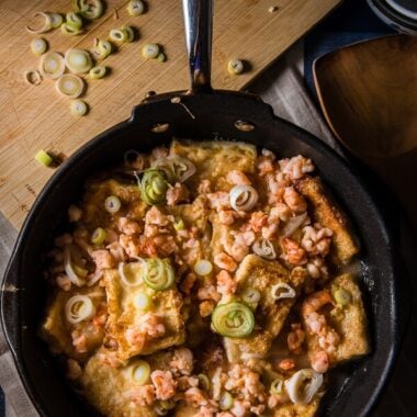 Braised Crispy Tofu with Shrimp - Learn the single trick to creating the most flavorful tofu ever! | www.nrtjwh.eu.org
