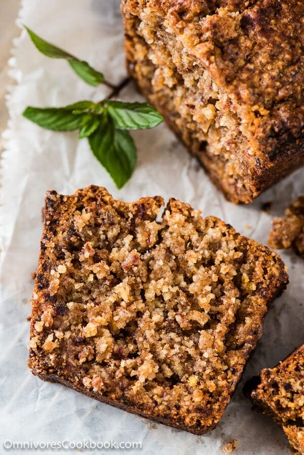 Almond Cake with Dates - The cake is gluten free and requires no leavening agent, yet the cake turns out so moist and crumbly | www.nrtjwh.eu.org