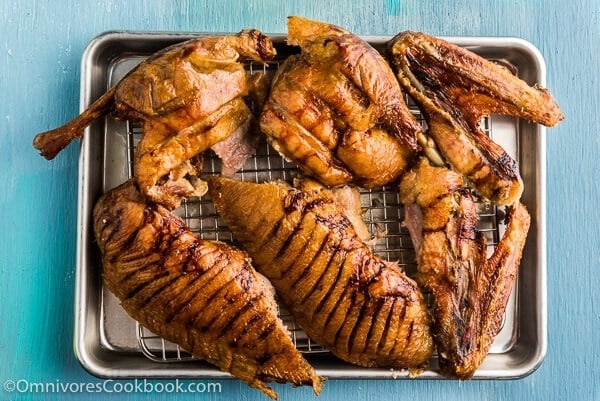 The Best Slow Roast Duck (A recipe from a chef) - The duck is stuffed with citrus, then slow cooked until the meat is falling off the bones and the skin perfectly crisped. | www.nrtjwh.eu.org