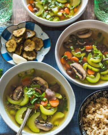 Pressure Cooker Chicken Soup - Create this rich and flavorful soup with frozen chicken in no time. Bonus recipe - 5-minute crispy chicken.
