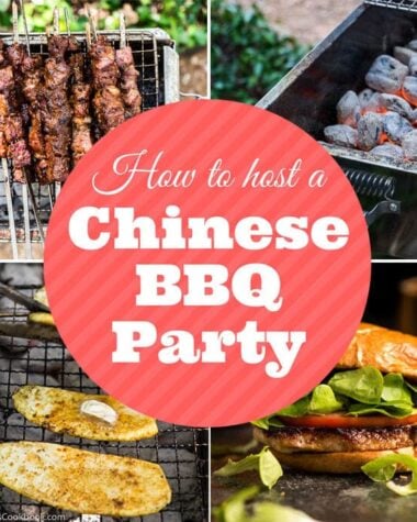 The ultimate guide to hosting a Chinese grilling and BBQ party in your backyard, with an introduction to a Chinese grill, tools, menu suggestions, workflow, and everything else!