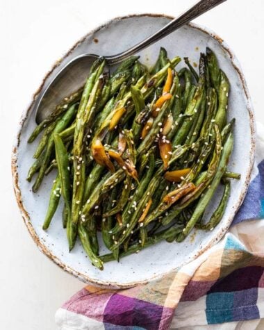 Try using this method to cook green beans for Thanksgiving this year and say goodbye to dull tasting side dishes!