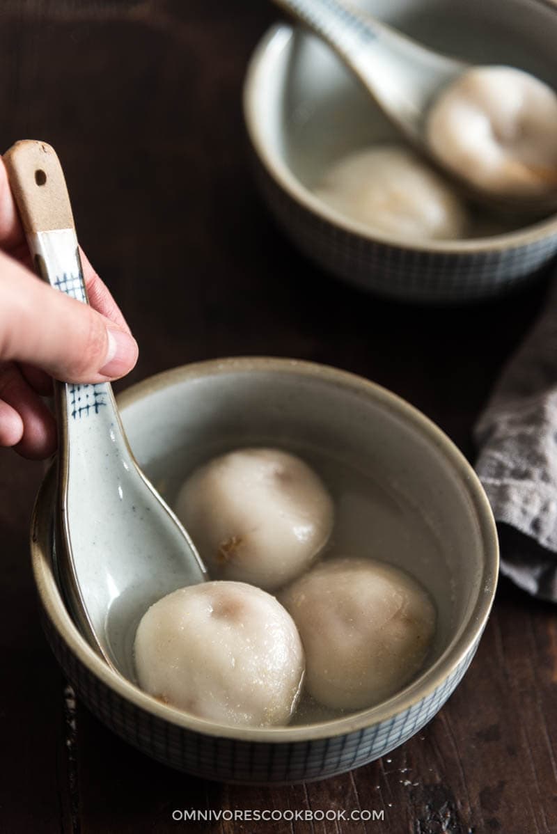 Asian Dessert | Chinese New Year | Lantern Festival | Yuan Xiao | Sweet Rice Dumplings