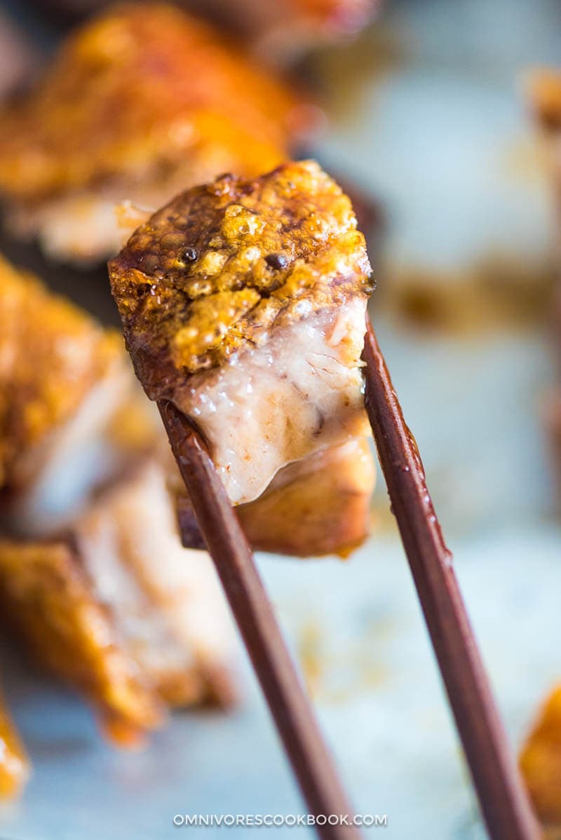 Try slow-roasting to create melt-in-the-mouth tender and juicy siu yuk with a perfect, crispy crackling. It is easier than you thought!