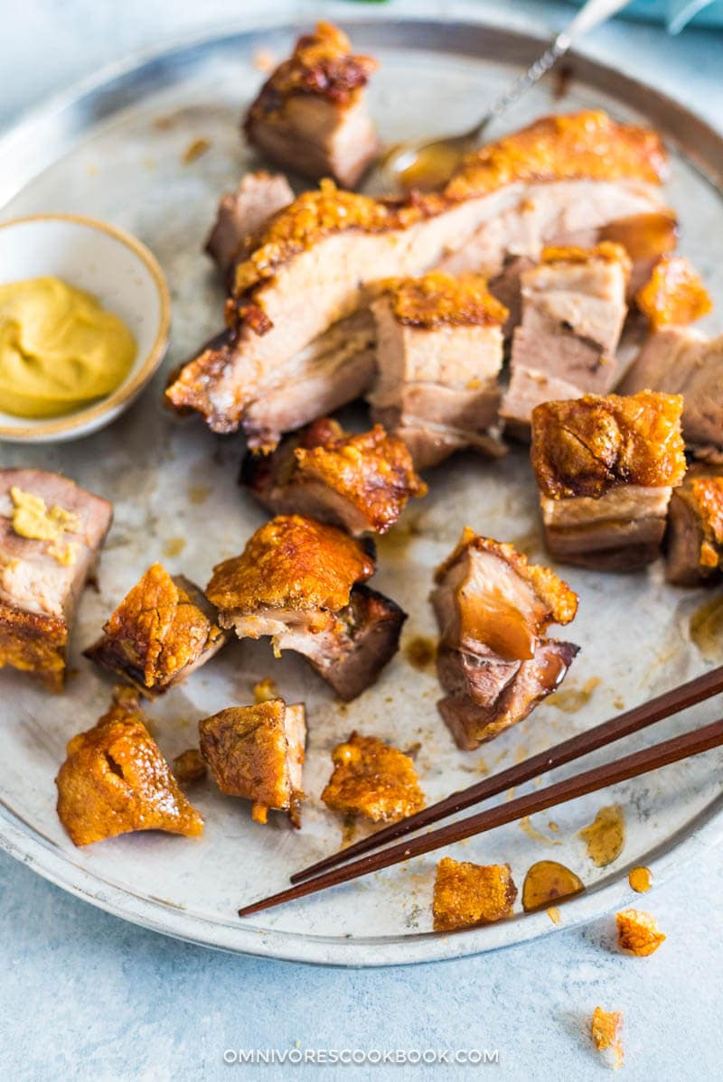 Try slow-roasting to create melt-in-the-mouth tender and juicy siu yuk with a perfect, crispy crackling. It is easier than you thought!