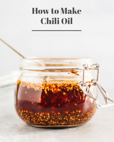 How to Make Chili Oil (辣椒油) | Chinese Chili Oil | Gluten-Free | Vegan | Vegetarian | Condiment | Chinese Food | Chinese Recipes | Asian Food