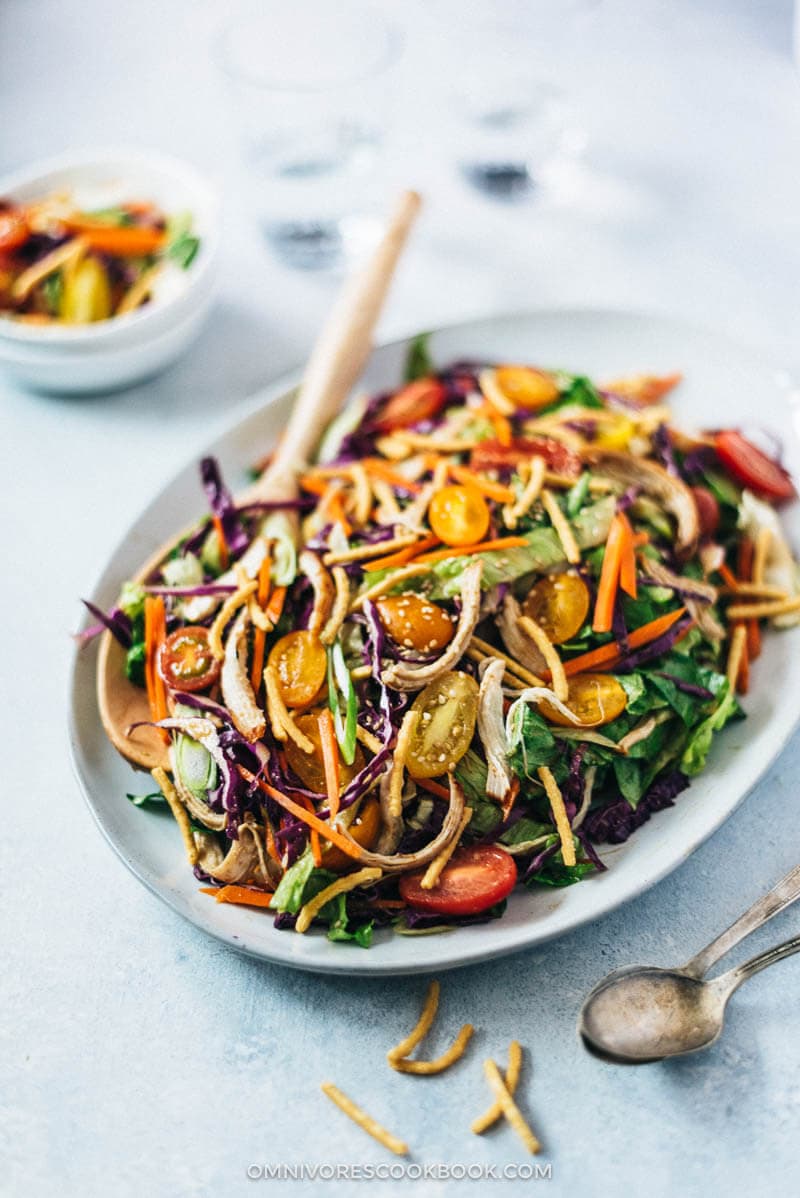 Chinese Chicken Salad | Chicken | Recipes | Healthy | Dressing | Summer | For Parties | Asian | Chinese | Takeout | Dinner
