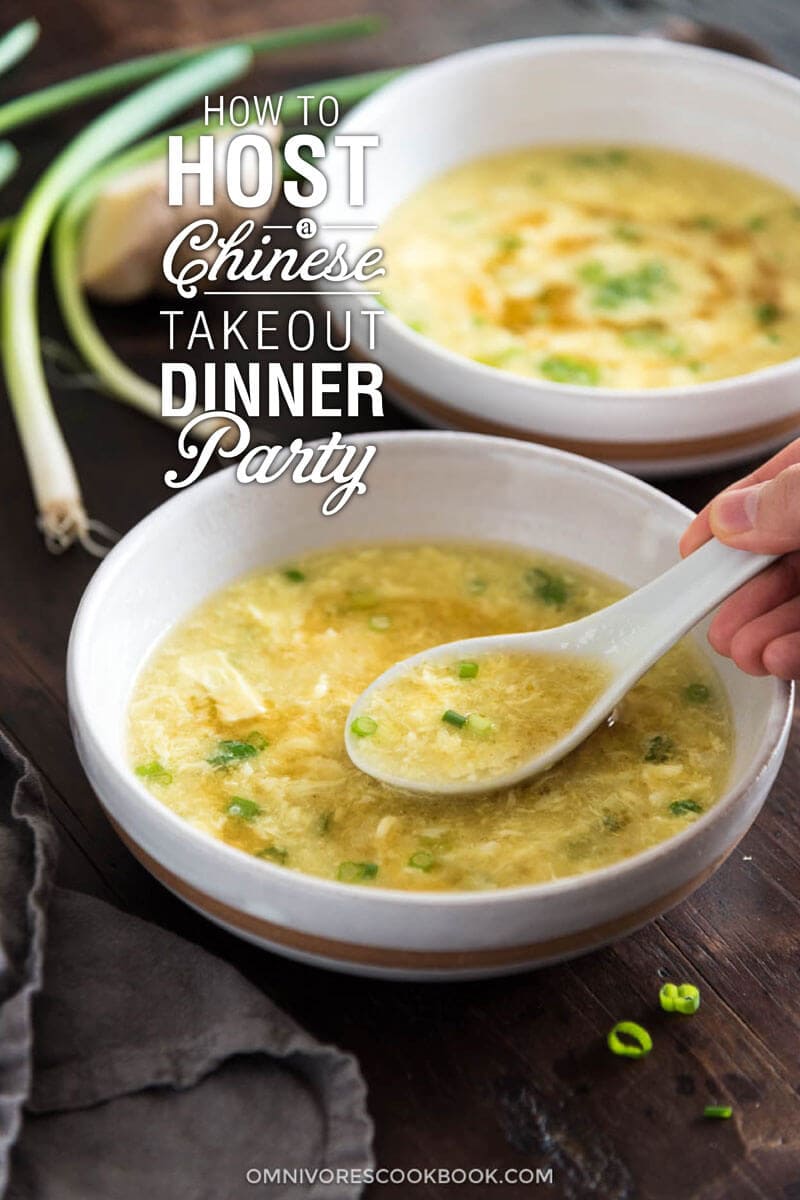 How to Host a Chinese Takeout Dinner Party | Chinese Food | Takeout | Party | Asian Food | Recipes | Ideas | How-to | Fried Rice | Chicken | Beef | Soup