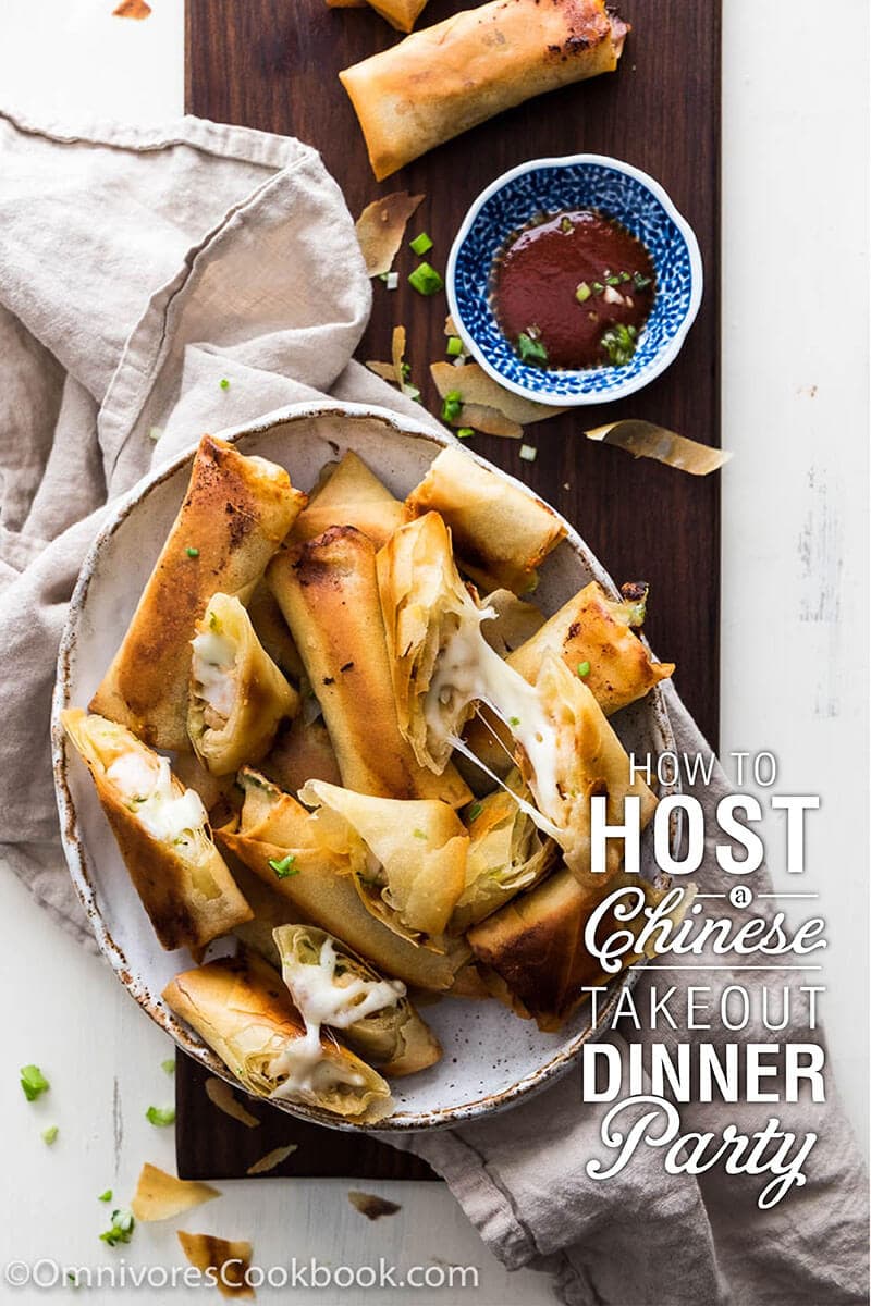 How to Host a Chinese Takeout Dinner Party | Chinese Food | Takeout | Party | Asian Food | Recipes | Ideas | How-to | Fried Rice | Chicken | Beef | Soup