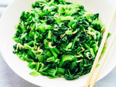 Stir Fried Choy Sum with Dried Shrimps | Vegetables | Chinese | Recipes | Dim Sum | Stir Fry | Green | Gluten Free | Choi Sum | Yau Choi