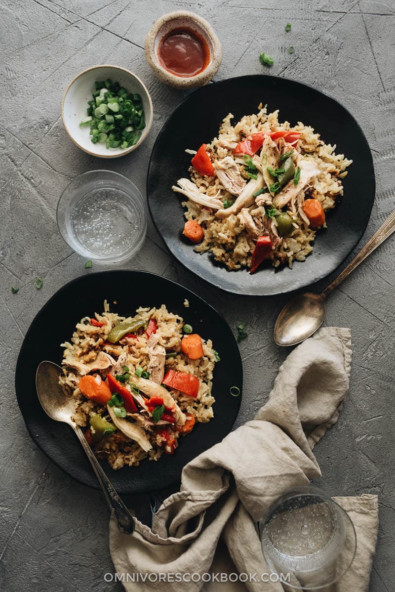 Asian Instant Pot chicken and rice