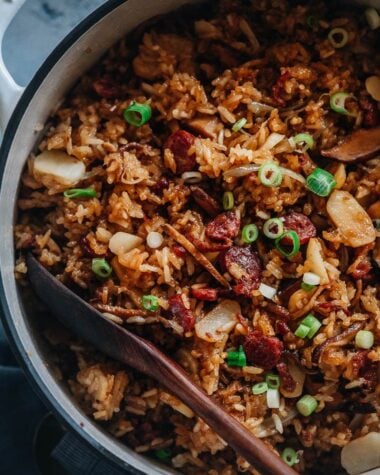 Asian-style sticking rice dressing