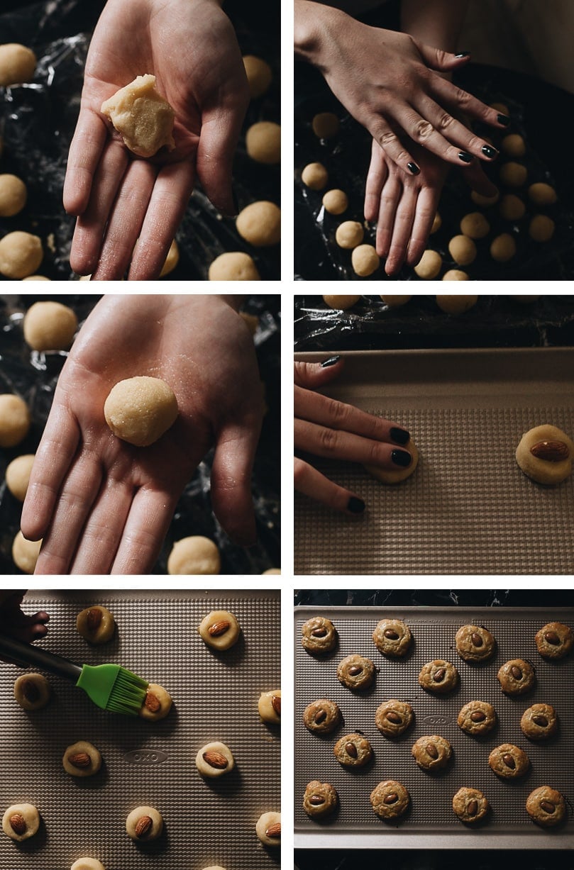 How to shape the cookies