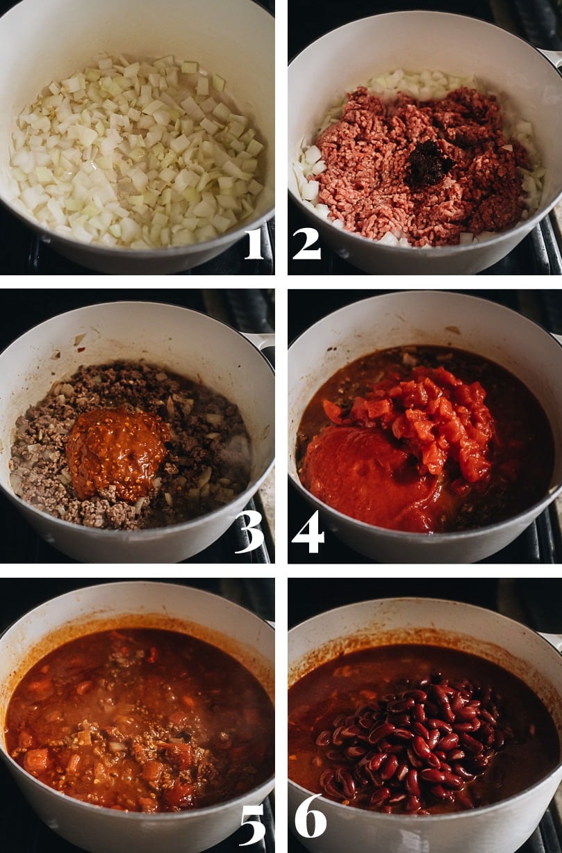 Chinese Chili (Sichuan Style) | Make a hearty pot of chili using Sichuan ingredients to create a super rich and deep umami while keeping the essence of a traditional chili. The recipe teaches you how to make a flavorful chili paste, but you can also use chili powder to make the recipe super easy. How to cook Chinese chili step-by-step