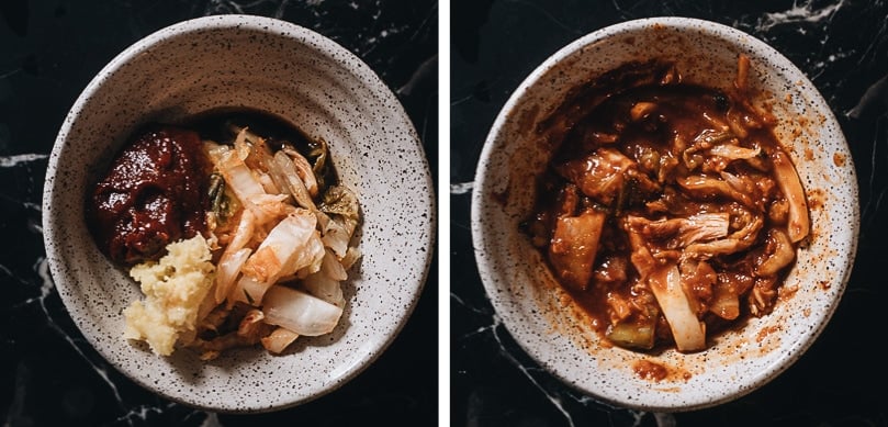 How to make Korean paste for noodle soup
