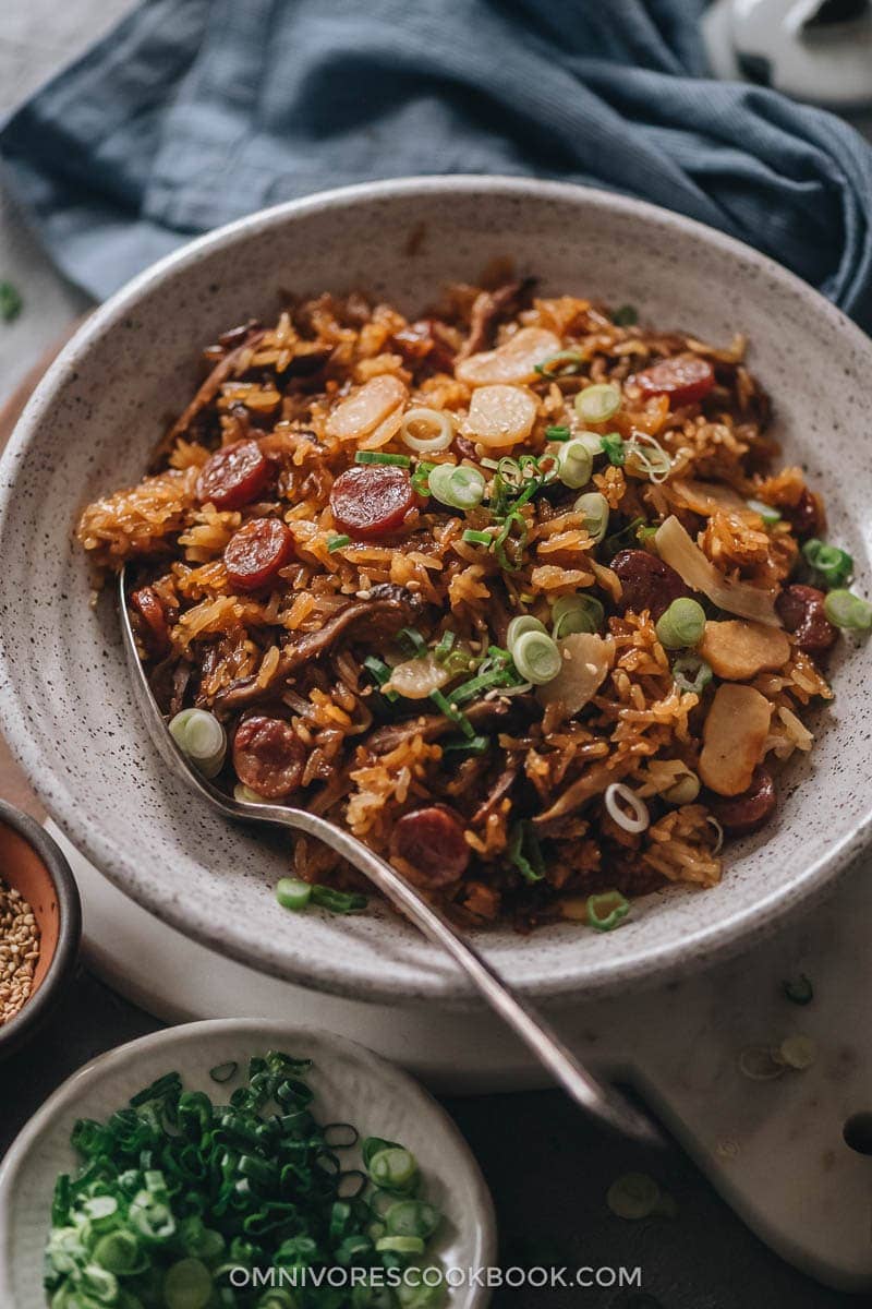 The Best Dim Sum Recipes - Instant Pot Chinese Sausage Rice