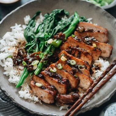 Instant pot pork chops on rice