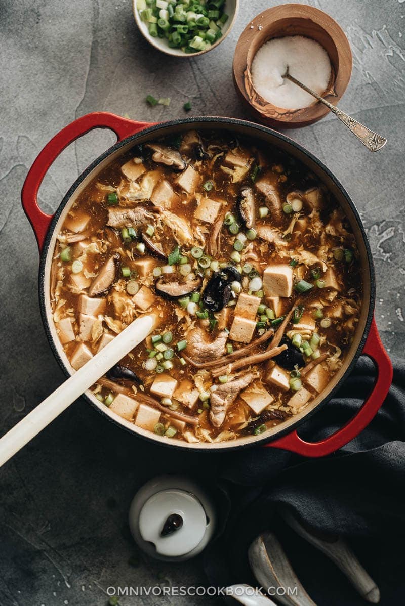 Authentic Hot and Sour Soup | 20 Quick and Easy Asian Side Dishes