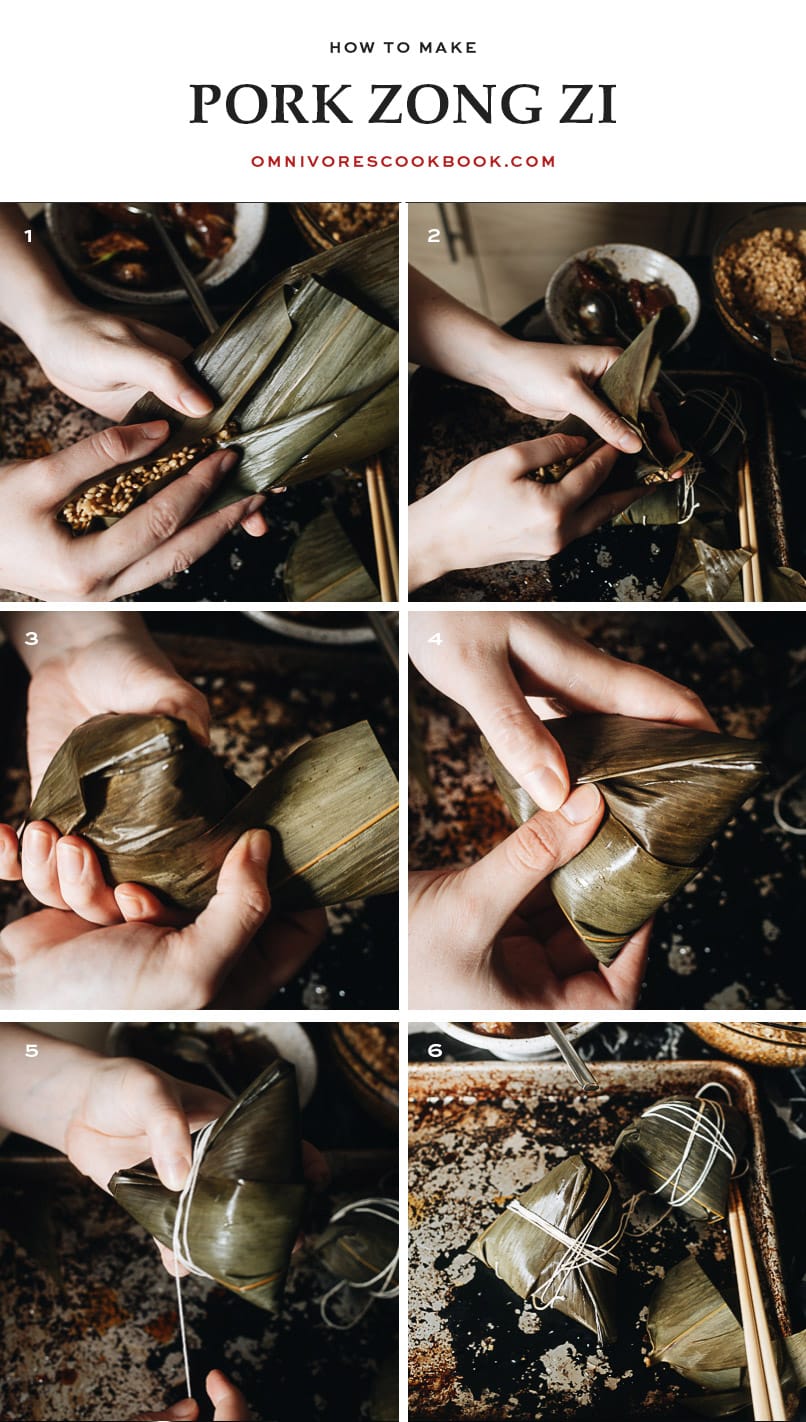 How to wrap zongzi step-by-step