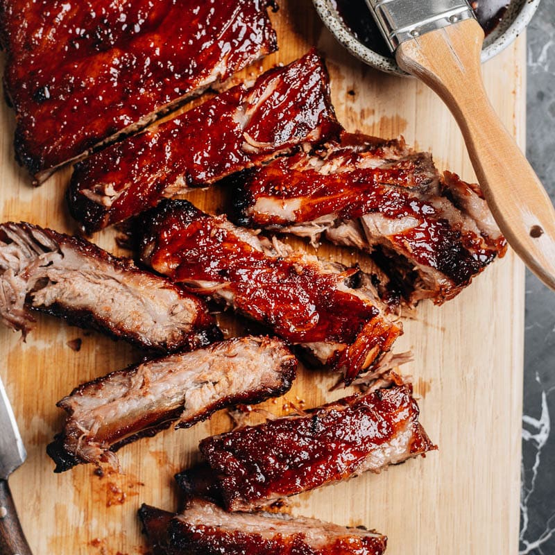 Delicious, fall-off-the-bone tender, and finger-licking good Chinese BBQ ribs are the way to shake things up for the holidays and other special occasions. Plus, they make delightful leftovers if you&rsquo;re lucky enough to have any left! {Gluten-Free Adaptable}