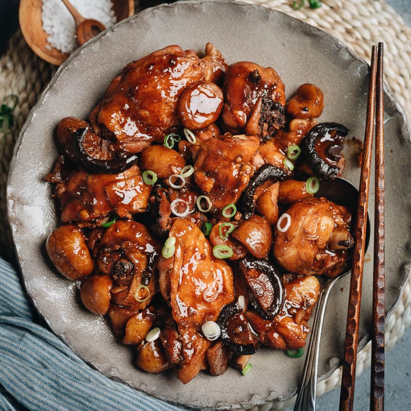 A classic Shanghai dish, braised chestnut chicken is a super comforting dish that is very easy to prepare and extremely satisfying to eat. It&rsquo;s a great centerpiece for your Sunday dinner, or you can make a huge batch for meal-prep.