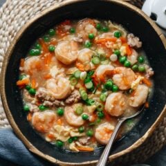 Get classic Cantonese flavors on your table in minutes when you make shrimp with lobster sauce for a luxuriously delicious meal that&rsquo;s as simple as can be! {Gluten-Free Adaptable}