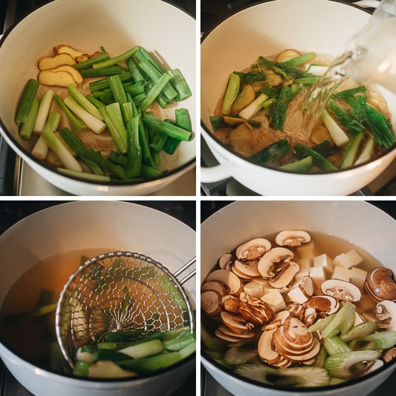 How to make Chinese vegetable soup step-by-step