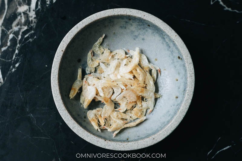 Dried shrimp to use in rice noodles