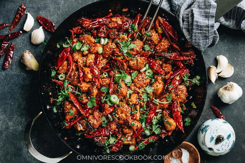 La Zi Ji (Sichuan Mala Chicken, 辣子鸡)