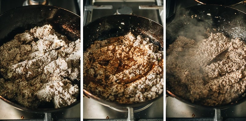 How to make tofu noodle topping step by step
