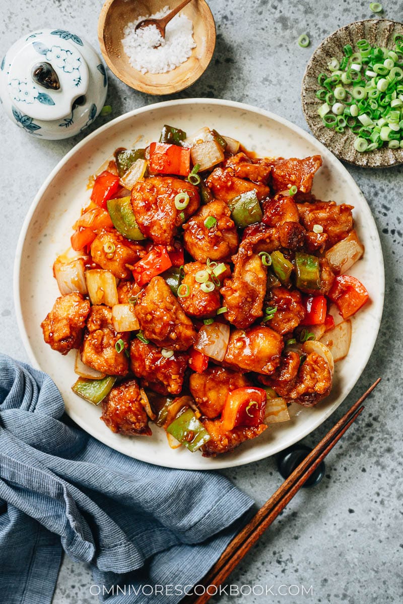 Air fryer sweet and sour chicken