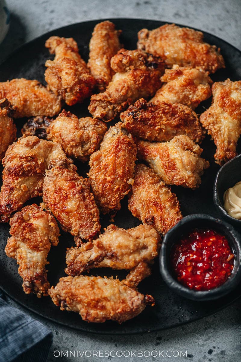 Air fried Chinese chicken wings
