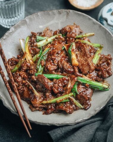 Homemade Mongolian Beef