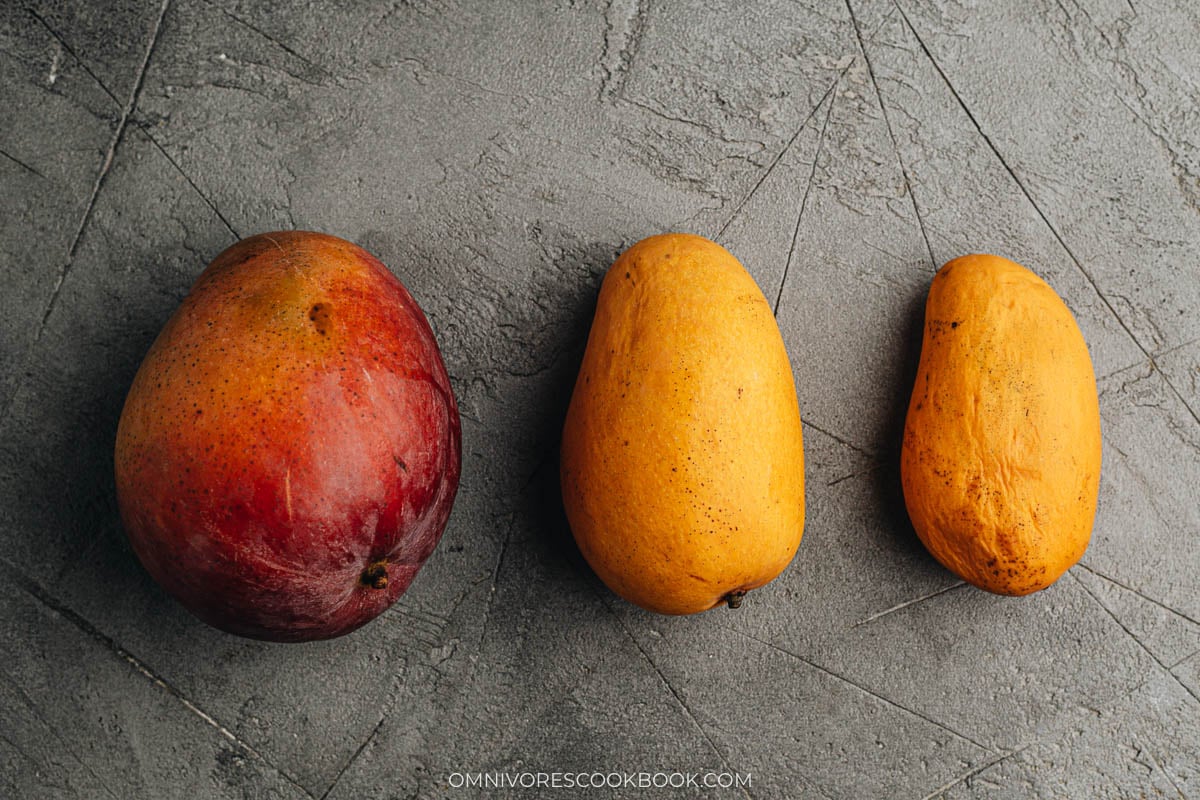 Different type of mangoes