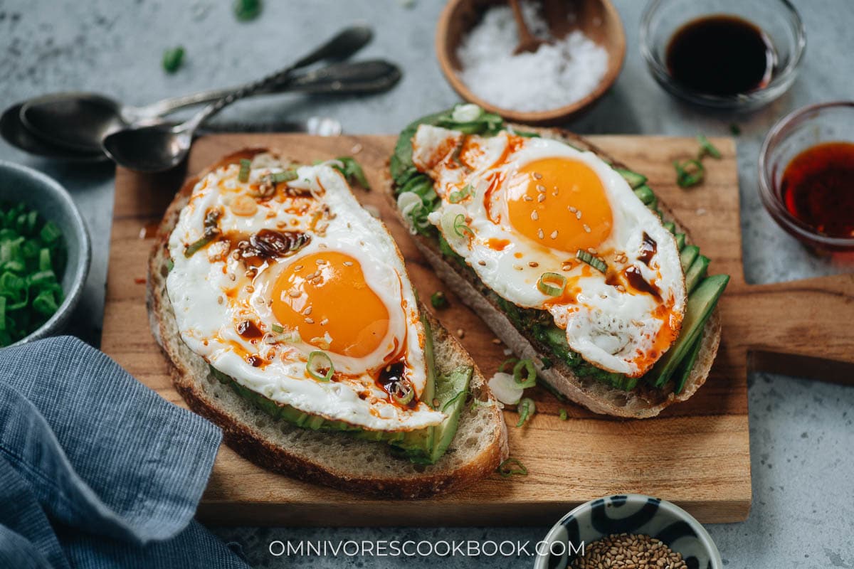 Chinese-Style Avocado Toast