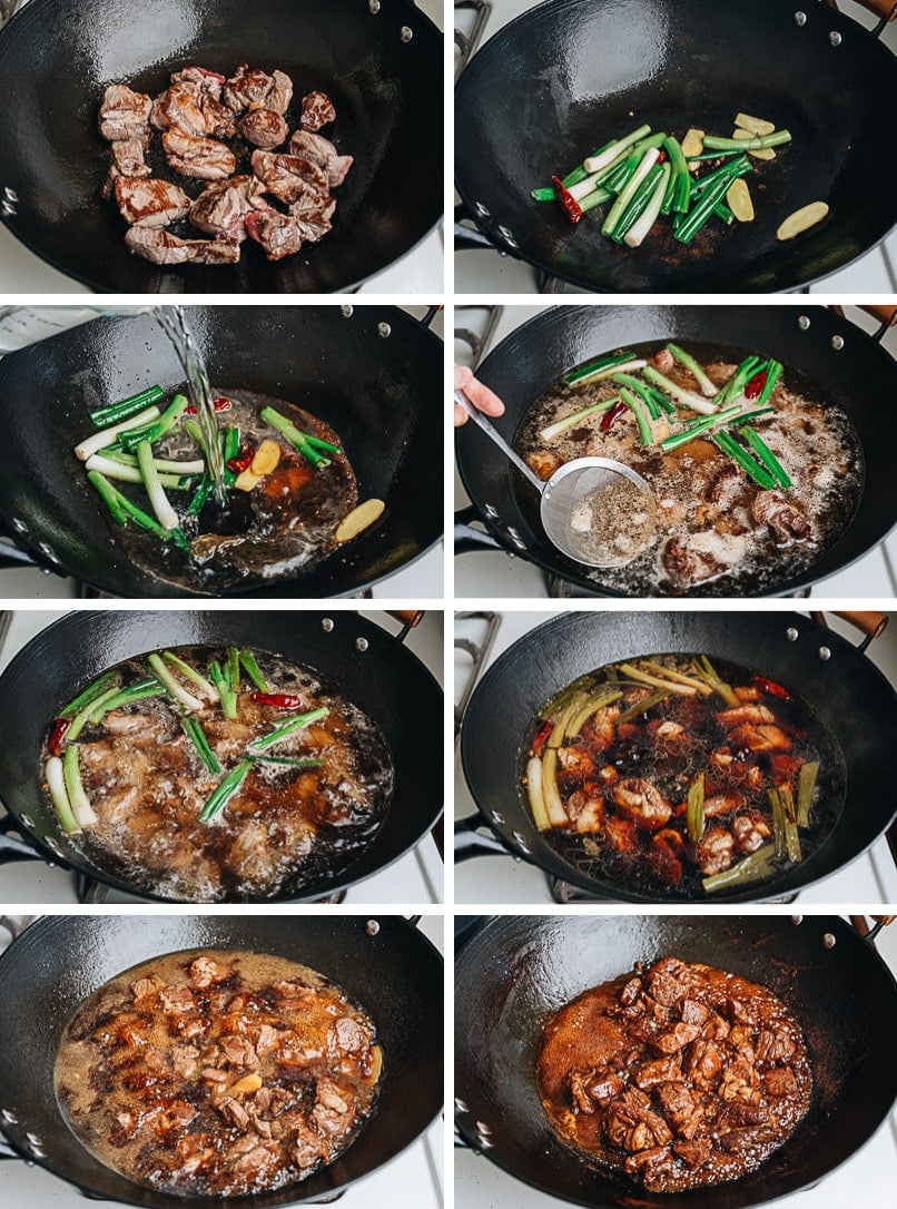 How to make red braised lamb step-by-step