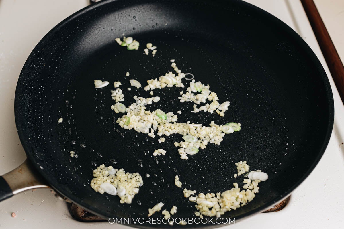 Saute aromatics