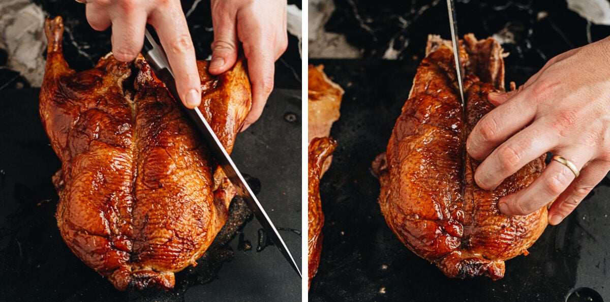 How to carve a duck