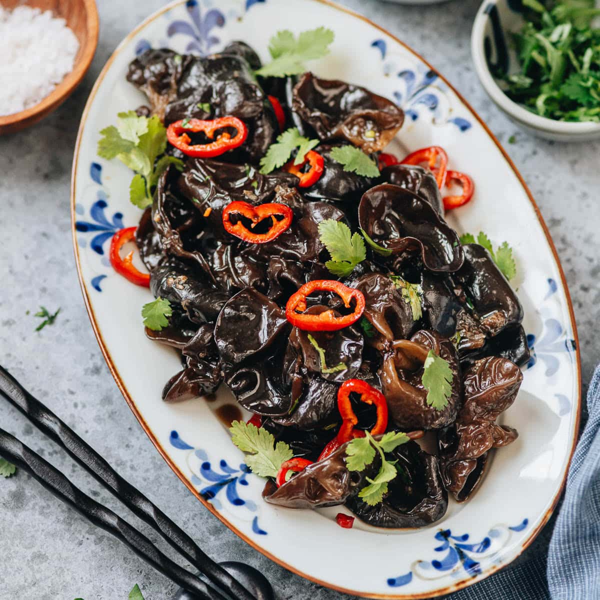 This wood ear mushroom salad is a simple and refreshing cold appetizer that is bursting with flavor, just like you&rsquo;d find in a Chinese restaurant.