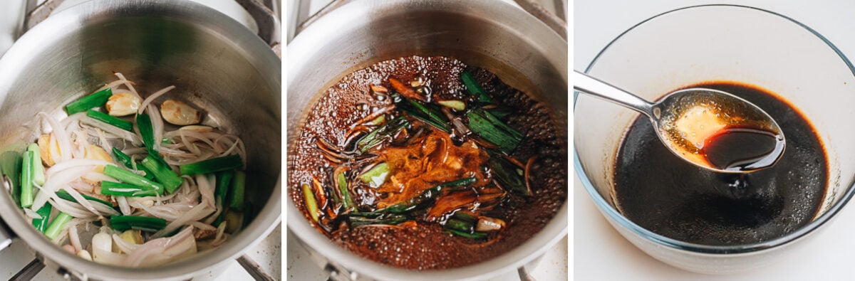 How to make seasoned sweet soy sauce
